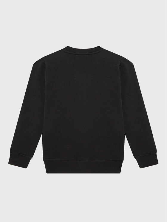 Calvin Klein Jeans Calvin Klein Jeans Bluza Monogram Logo IU0IU00265 Czarny Regular Fit