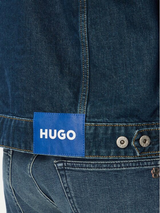 HUGO HUGO Jeansová bunda Dex 50566119 Modrá Regular Fit
