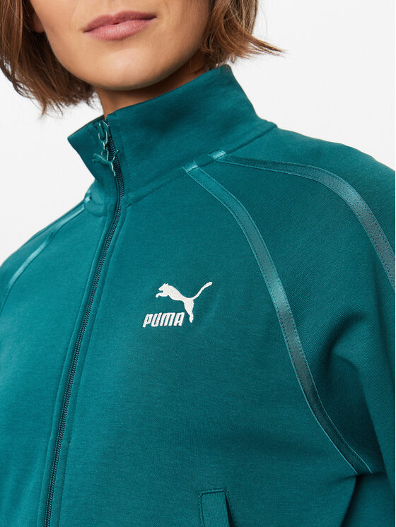 Puma Puma Majica dugih rukava T7 621464 Zelena Regular Fit