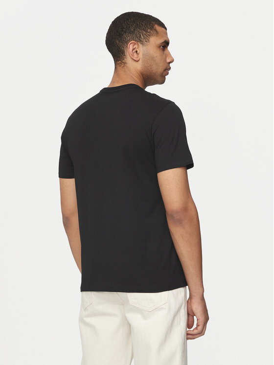 Guess Guess T-Shirt M4YI86 K9RM1 Czarny Slim Fit