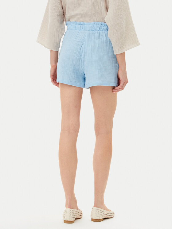 Vero Moda Vero Moda Szövet rövidnadrág Natali 10279687 Kék Baggy Fit