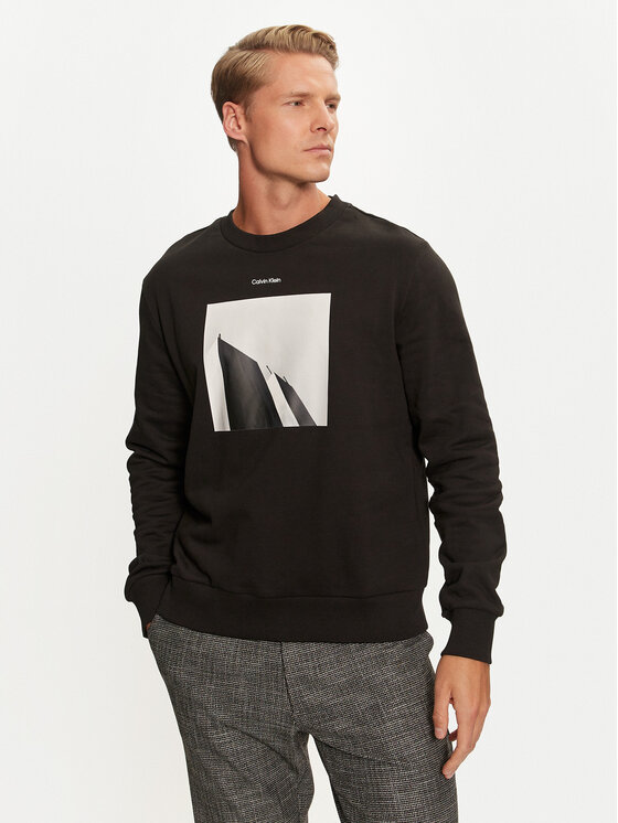 Calvin Klein Calvin Klein Μπλούζα City Photo K10K113563 Μαύρο Regular Fit