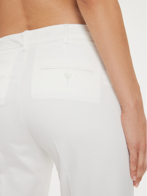 Sisley Sisley Auduma bikses 4GV3L5AH6 Écru Regular Fit