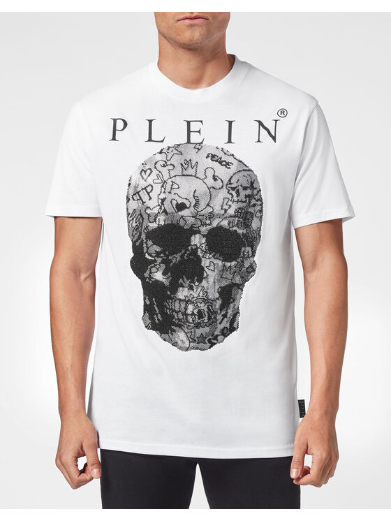 PHILIPP PLEIN PHILIPP PLEIN T-shirt 12855 Bianco Regular Fit