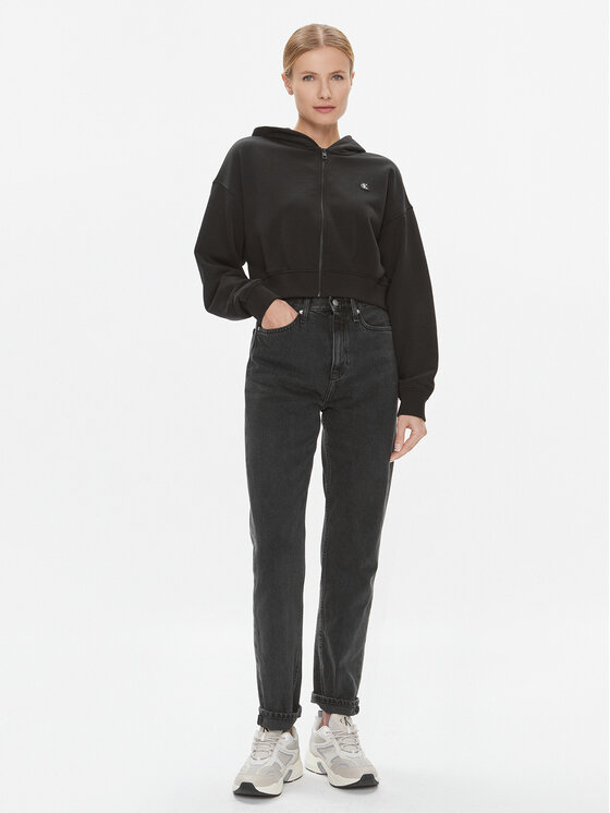 Calvin Klein Jeans Calvin Klein Jeans Džemperis J20J222885 Juoda Relaxed Fit