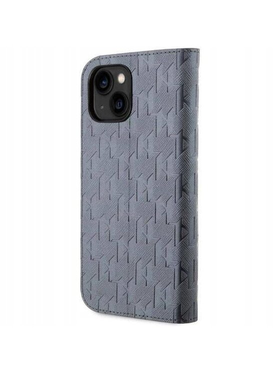 KARL LAGERFELD KARL LAGERFELD Etui na telefon Saffiano Monogram Srebrny