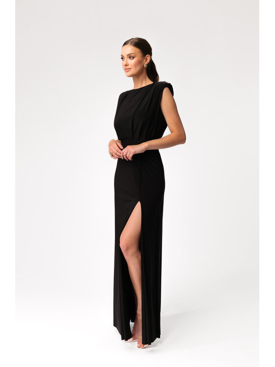 Aurora Aurora Sukienka wieczorowa Isabelle Czarny Feminine Fit