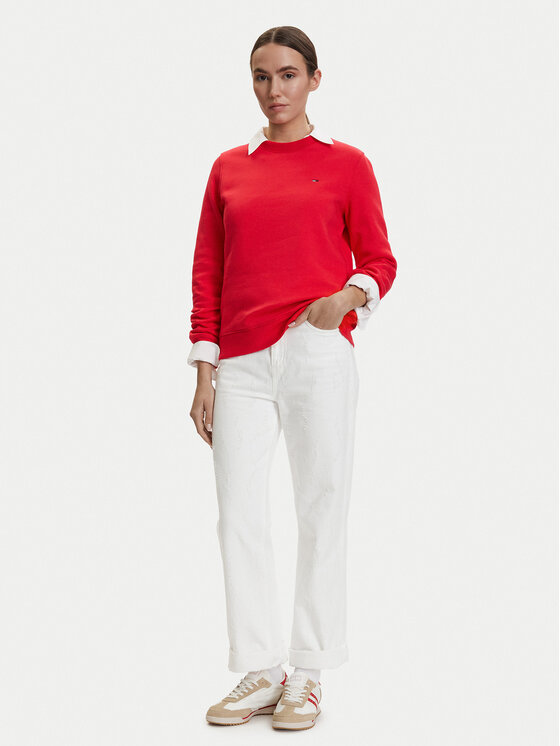 Tommy Jeans Tommy Jeans Суитшърт DW0DW19959 Червен Regular Fit