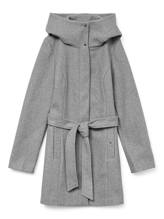 Vero Moda Vero Moda Palton Popliva 10310779 Gri Regular Fit