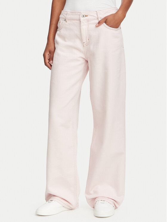 HUGO Jeans hlače Gamala 50566764 Svetlo rožnata Relaxed Fit