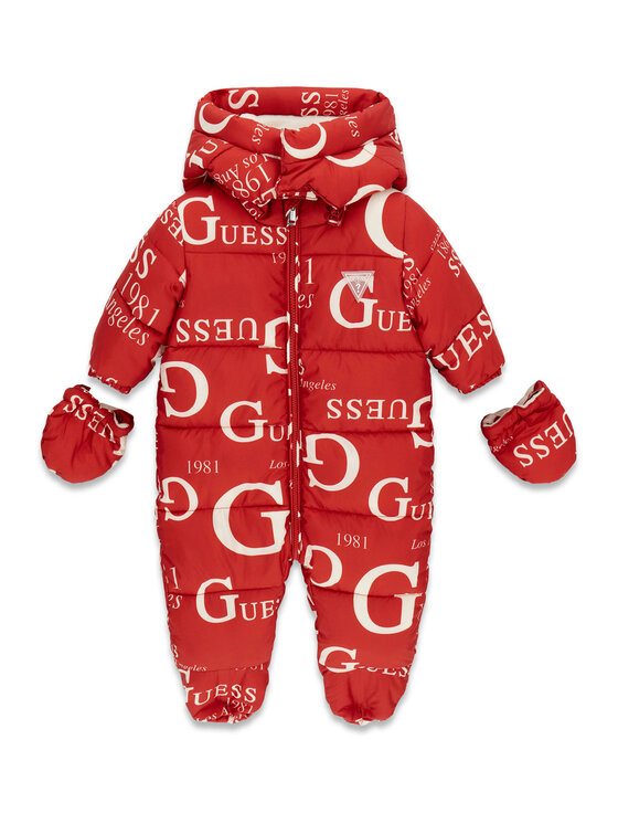 Guess Guess Tuta da neve H6BG02 W4053 Rosso Regular Fit