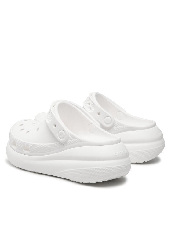 Crocs Crocs Klapki Classic Crush Clog 207521 Biały