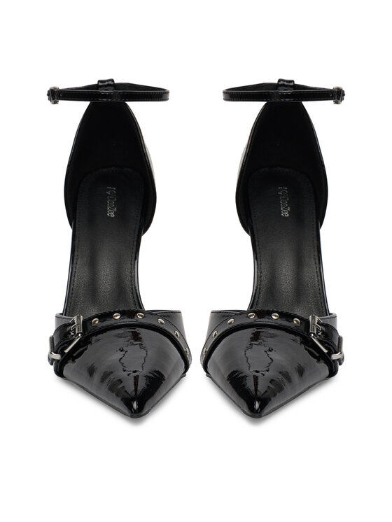 DeeZee DeeZee Pantofi cu toc subțire Q93079-17 Negru
