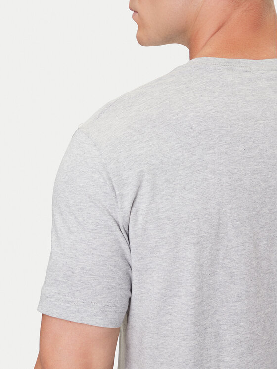 Gant Gant Тишърт Shield 2003184 Сив Regular Fit