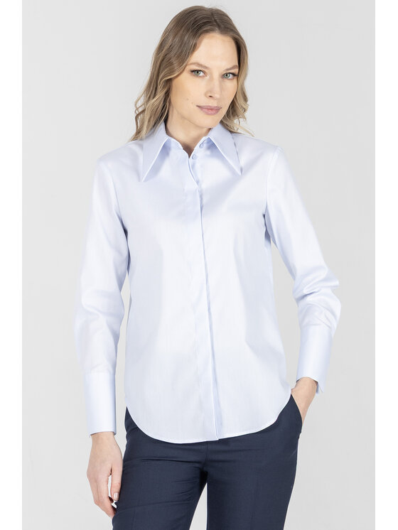 Deni Cler Milano Deni Cler Milano Koszula W-DC-1404-F2-E2-51-1 Niebieski Regular Fit