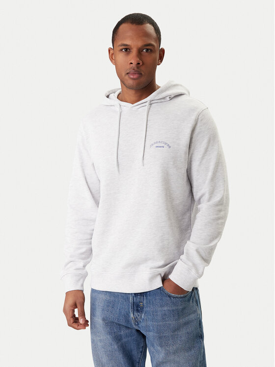 Jack & Jones Bluză College Logo 12288362 Gri Regular Fit