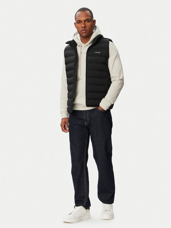 Calvin Klein Calvin Klein Елек Classic LV04LG504G Черен Regular Fit