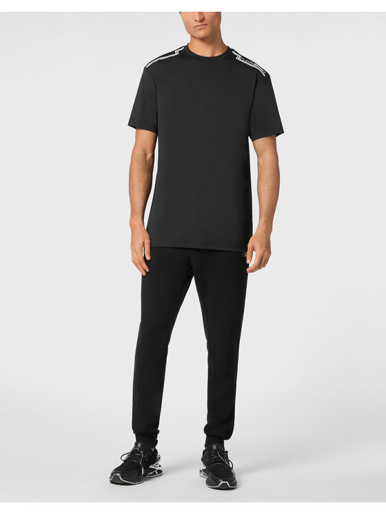 Plein Sport Plein Sport Tričko 10215 Čierna Regular Fit