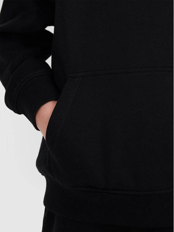 4F 4F Bluza BASIC+ Czarny Oversize