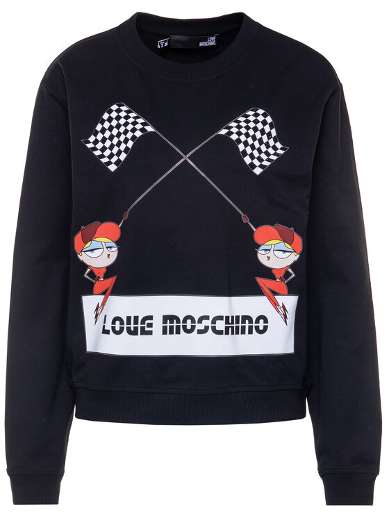 LOVE MOSCHINO LOVE MOSCHINO Džemperis W630630E 2124 Juoda Regular Fit