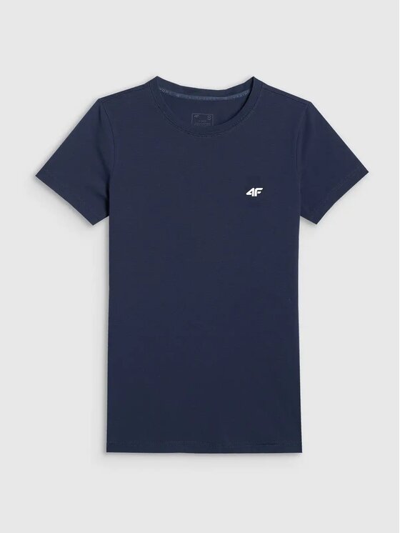 4F 4F T-shirt 4FWMM00TTSHF3306-31S Blu Authentic Slim Fit