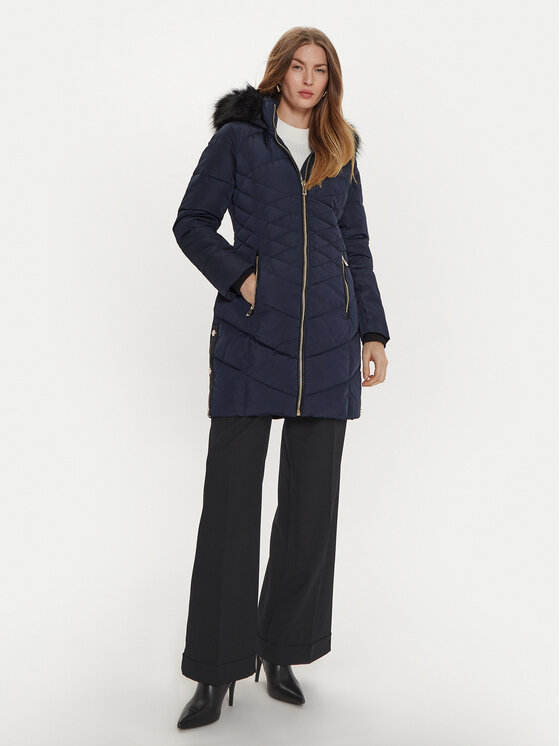 Morgan Morgan Geacă din puf 242-GCLEO Bleumarin Regular Fit