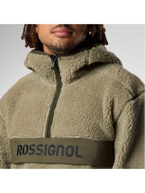 Rossignol Rossignol Polar Alltrack Anorak Fleece Zielony Regular Fit