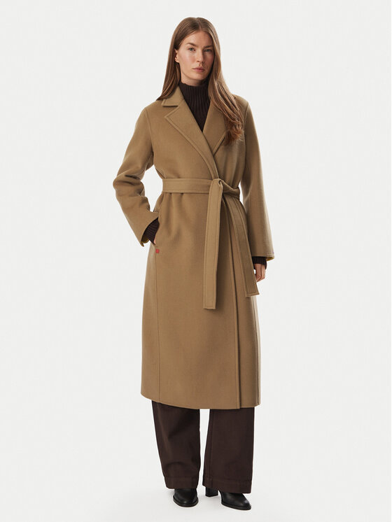 MAX&Co. Вълнено палто Olongrund 2626016033200 Светлокафяв Regular Fit