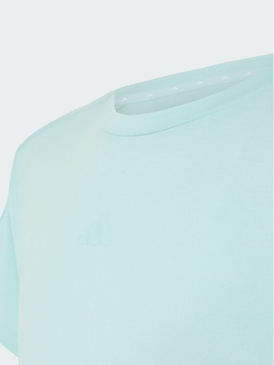 adidas adidas T-Shirt 168516 Turkusowy Regular Fit