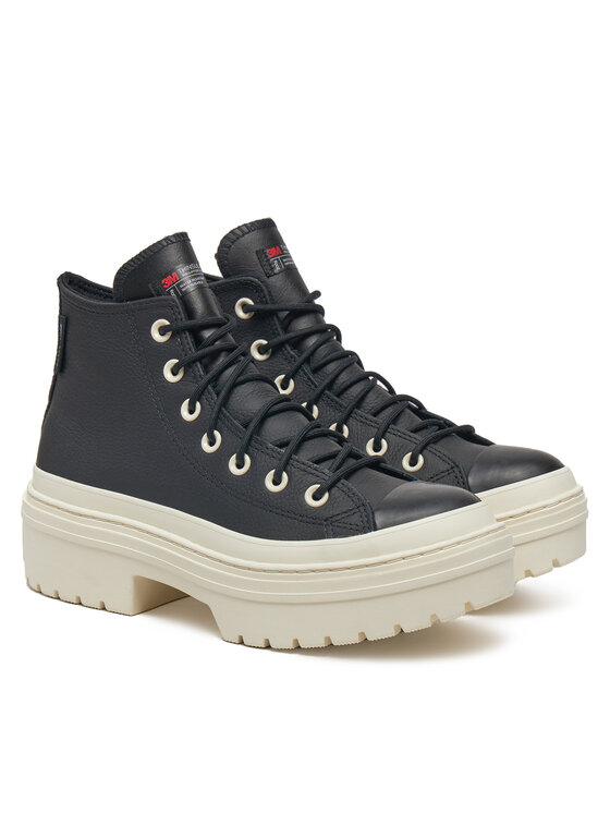 Converse Converse Sportbačiai Chuck Taylor All Star Lugged Heel Platform Waterproof A12328C 001 Juoda