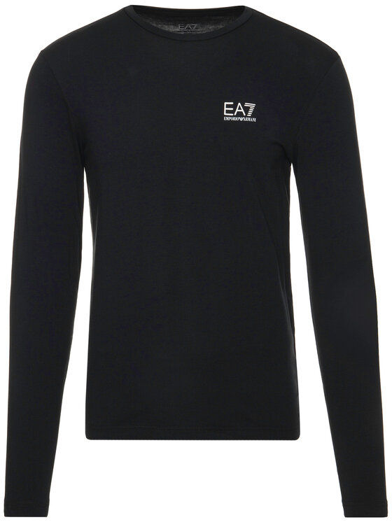 EA7 Emporio Armani EA7 Emporio Armani Majica dugih rukava 8NPT55 PJM5Z 1200 Crna Regular Fit