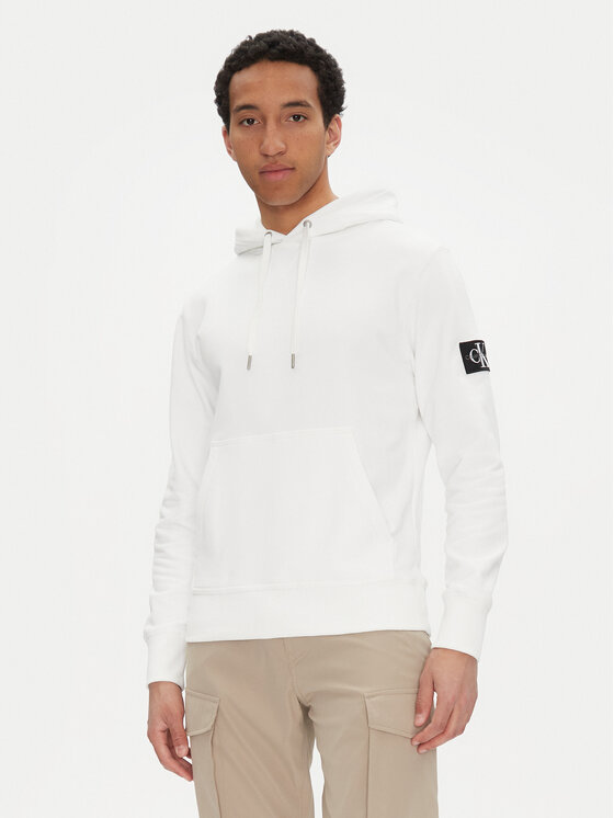 Calvin Klein Jeans Calvin Klein Jeans Mikina J30J323430 Bílá Regular Fit