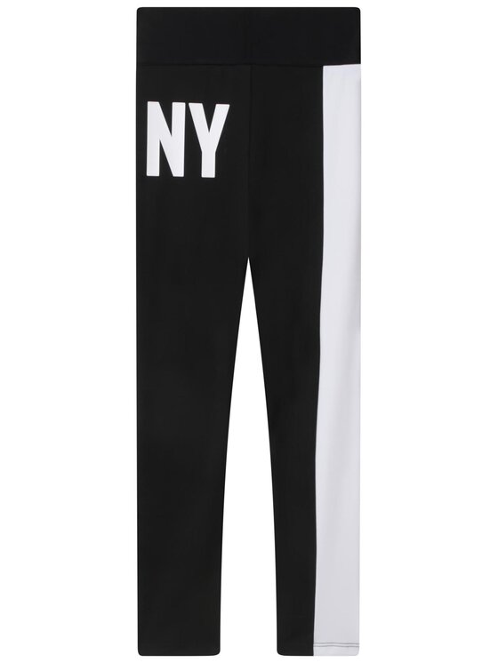 DKNY DKNY Legginsy D34A81 S Czarny Regular Fit