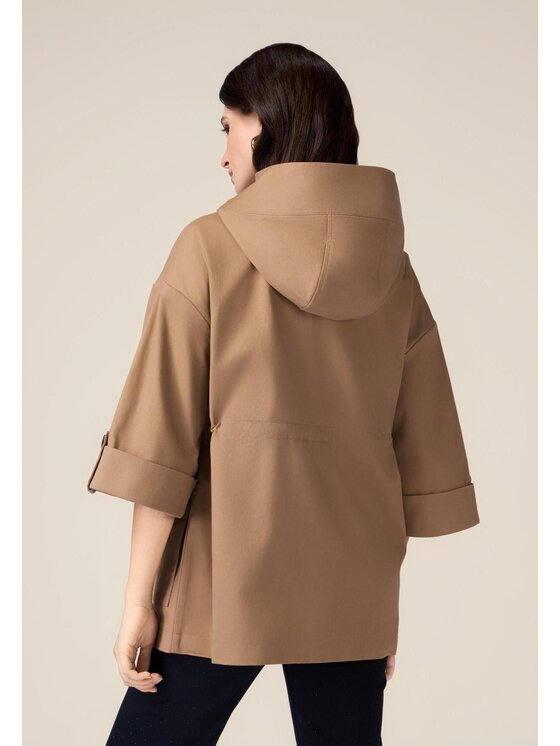 Oltre Oltre Cappotto 0058J000097N002 Écru Over Fit