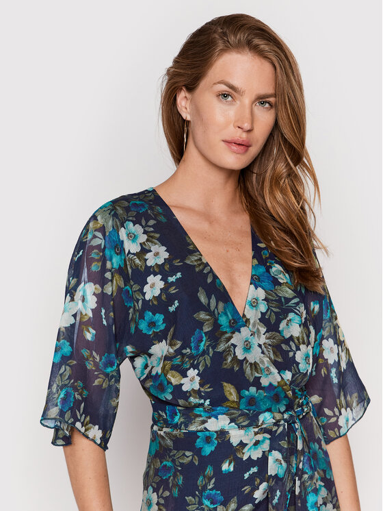 Guess Guess Poletna obleka W2YK38 WEPQ0 Mornarsko modra Regular Fit