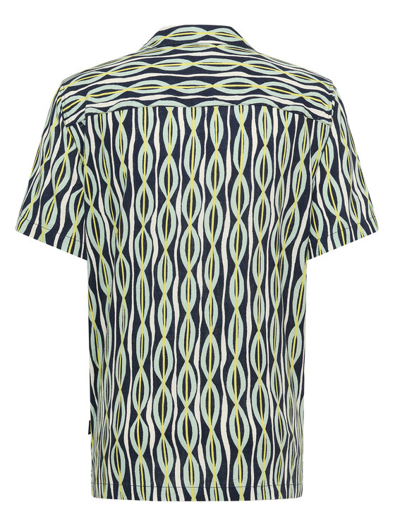 Mustang Mustang Camicia Layton 1016473 Verde Relaxed Fit