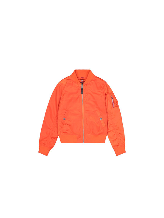 Alpha Industries Alpha Industries Kurtka bomber MA-1 TT Two Tone Bomber Jacket Kids Pomarańczowy Regular Fit