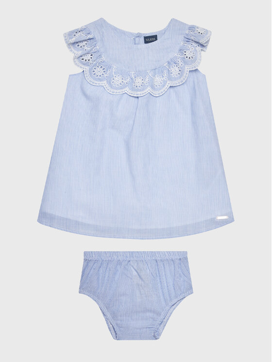 Guess Vestito da giorno A3RK14 WF6U0 Blu Regular Fit, taglia : 6_9M