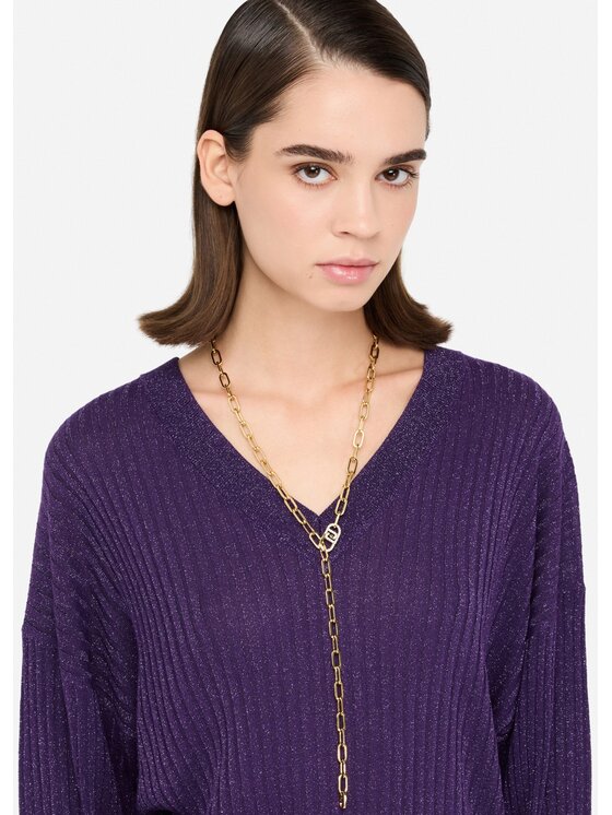 Liu Jo Liu Jo Maglione MF5390MS46JA4369 Viola Regular Fit