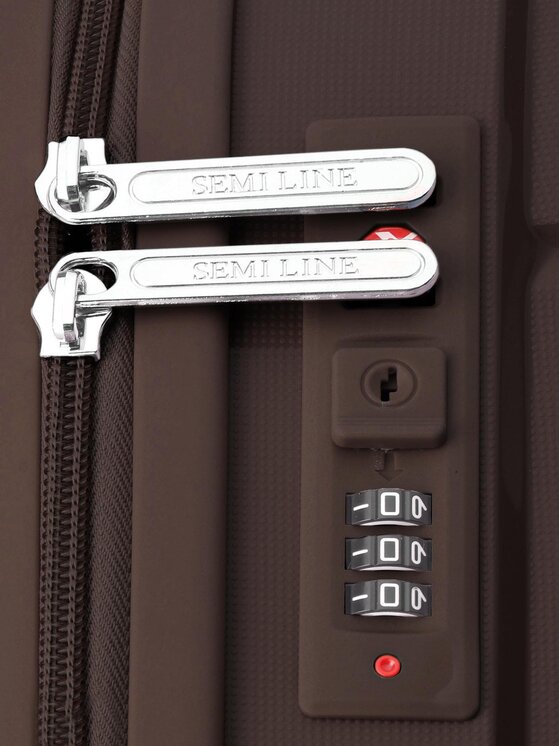 Semi Line Semi Line Valigia grande T5792-3 Marrone