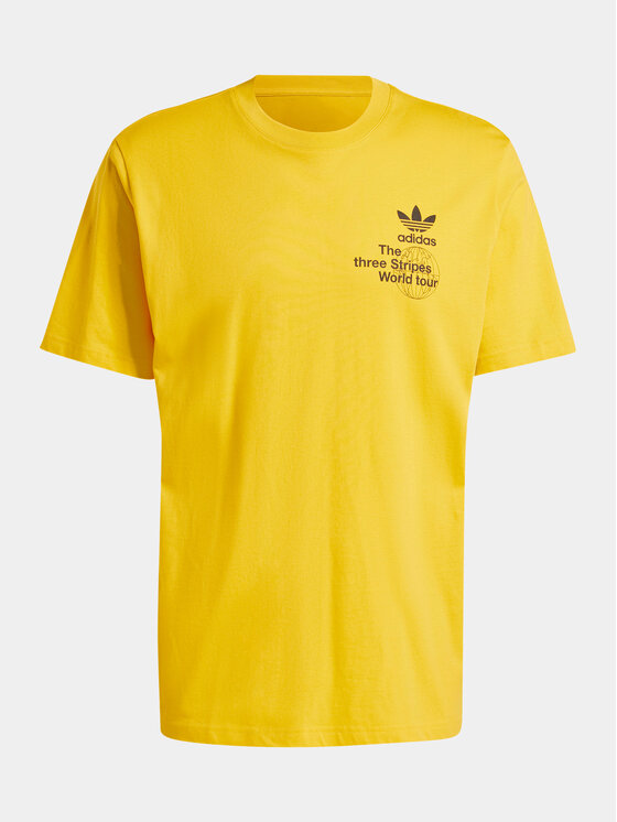 adidas adidas T-shirt BT IS0183 Žuta Regular Fit