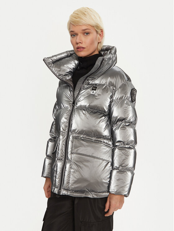 Blauer Zimné bundy 24WBLDC02250 Strieborná Regular Fit