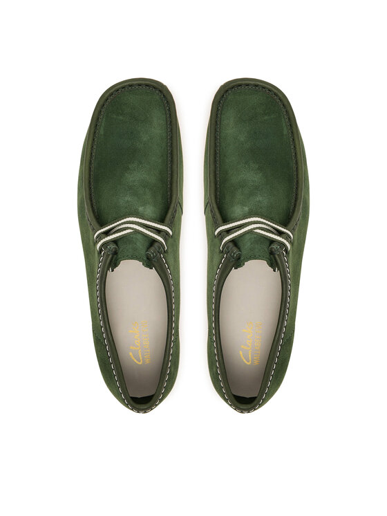Clarks Clarks Félcipő Wallabee EVO 26186170 Zöld