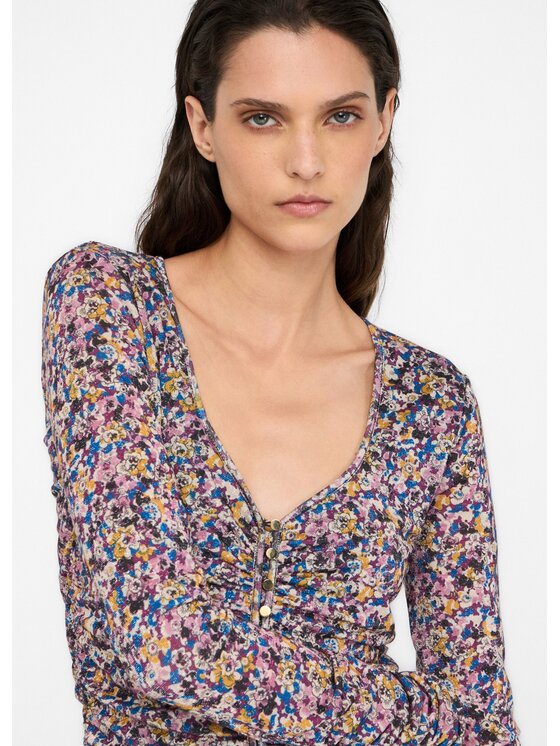 Liu Jo Liu Jo Longsleeve MF5081J3821M9993 Multicolore Slim Fit