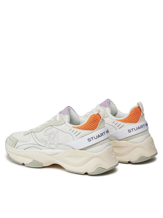 Stuart Weitzman Stuart Weitzman Sneakersy Trainer SH318 Écru