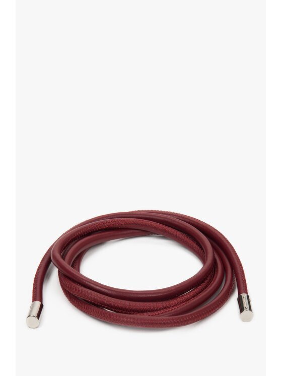 Estro Estro Dámský pásek ER00118300 Bordó