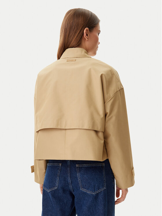Calvin Klein Calvin Klein Πουκαμισοτζάκετ K20K208379 Μπεζ Relaxed Fit