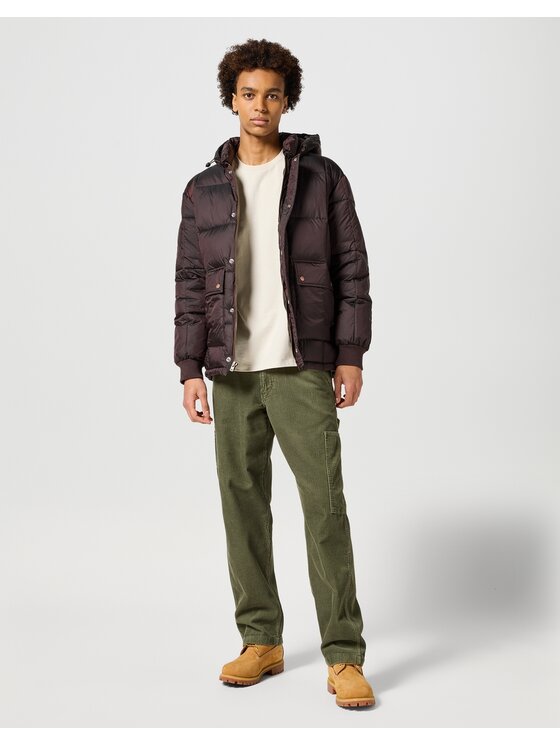 Wrangler Wrangler Giacca outdoor 112357396 Marrone Comfortable Fit