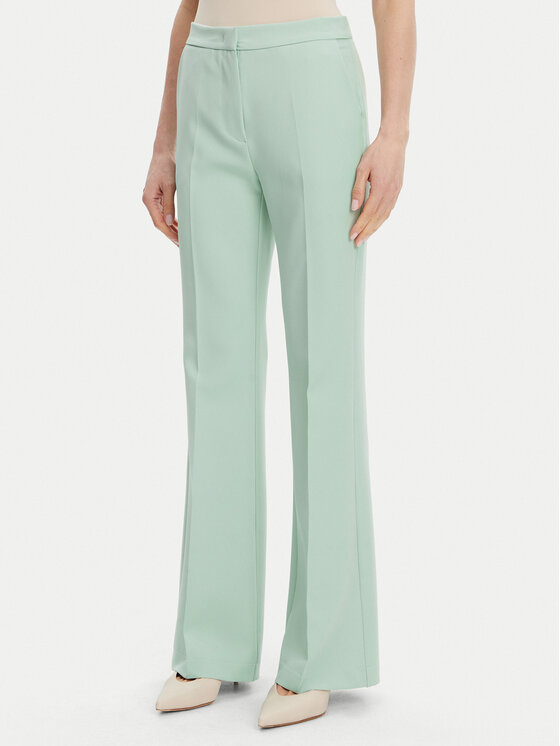 Maryley Maryley Hlače 25EB587/43SP Zelena Regular Fit