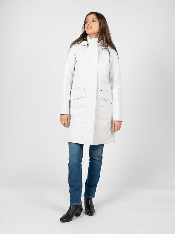 Geox Geox Kurtka przejściowa W2621B T2940 Biały Regular Fit